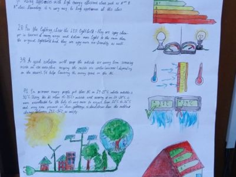 Ученичка от ПДТГ "Димитър Хадживасилев" участва във втори етап на регионален конкурс на тема: „Енергийната ефективност на моя дом“