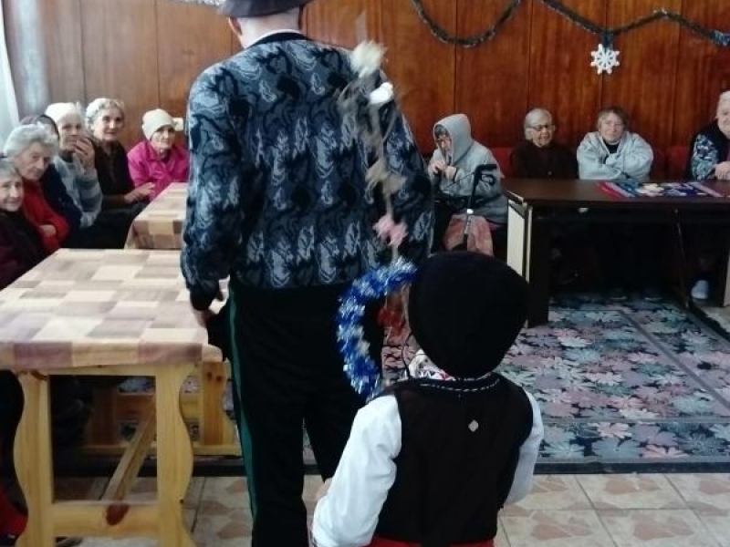 Центърът за пълнолетни лица с деменция в село Овча могила посрещна първата си Коледа 