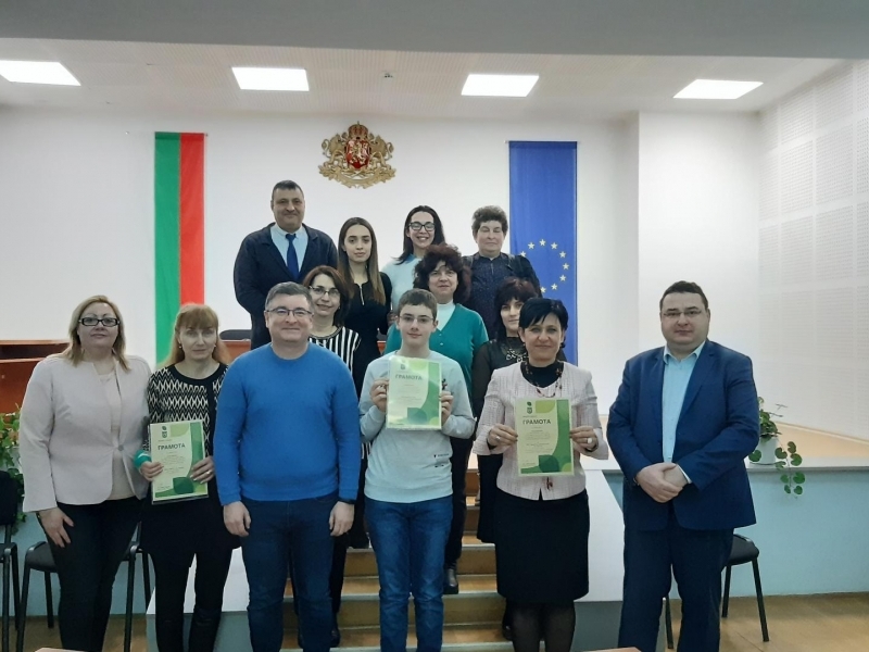Община Свищов отличи победителите в първия общински екоконкурс 