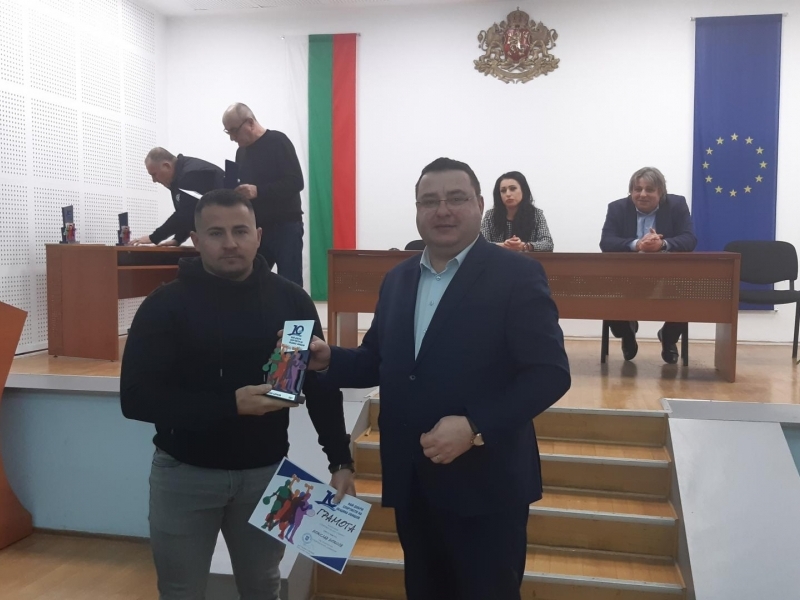 Стефан Петков е спортист номер 1 на Община Свищов за 2021 година 