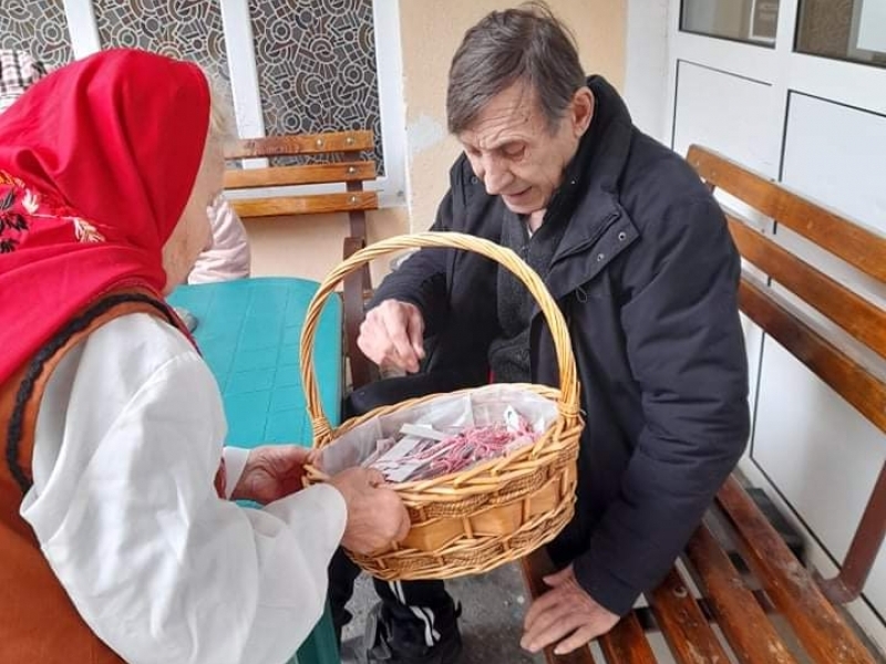 В Дома за стари хора "Мария Луиза" - гр. Свищов също отбелязаха традиционния български празник Баба Марта