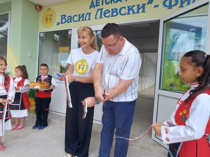 Община Свищов откри модернизираната сграда на филиала на ДГ „Васил Левски“, финансирана по Националния план за възстановяване и устойчивост 