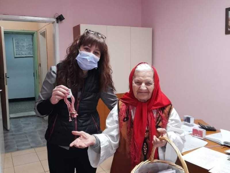 В Дома за стари хора "Мария Луиза" - гр. Свищов също отбелязаха традиционния български празник Баба Марта